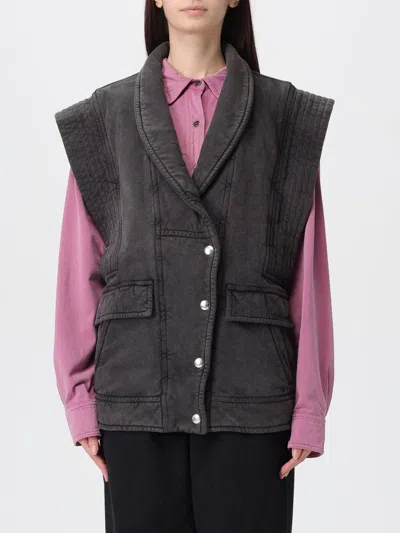 ISABEL MARANT ÉTOILE WAISTCOAT ISABEL MARANT ETOILE WOMAN COLOR BLACK,G32720002