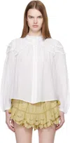 Isabel Marant Étoile White Regular Solid Shirt In White