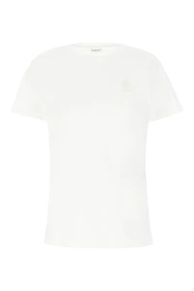 ISABEL MARANT ÉTOILE WHITE COTTON ABY T-SHIRT