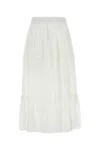 Isabel Marant Étoile Isabel Marant Etoile Diya Cotton Midi Skirt In White