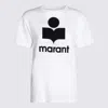 Isabel Marant Étoile Linen Logo Short-sleeve T-shirt In White