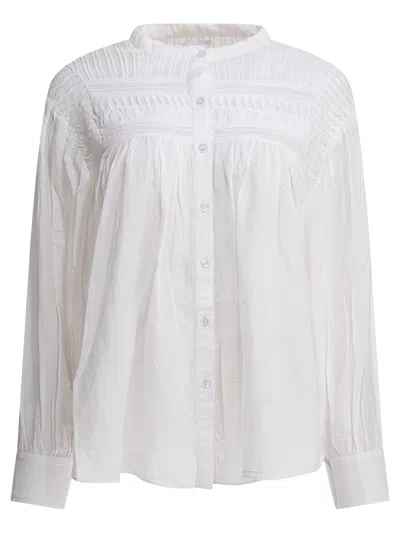 Isabel Marant Etoile White Cotton Viscose Shirt