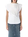 Isabel Marant Étoile White Draped Top