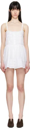 Isabel Marant Étoile White Dylan Bodysuit In White