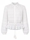 Isabel Marant Étoile Polly Organic Cotton Shirt In White
