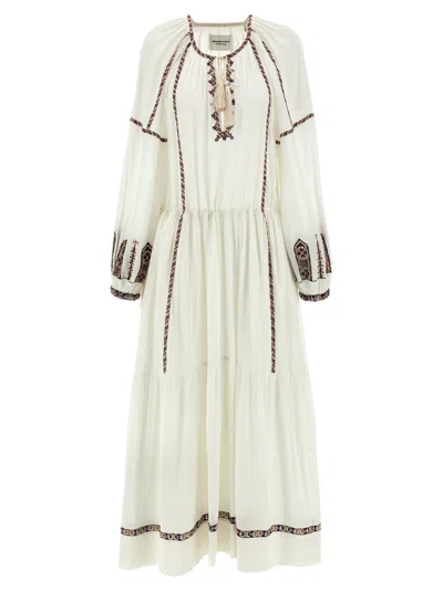 ISABEL MARANT ÉTOILE WHITE FLORENZA DRESS