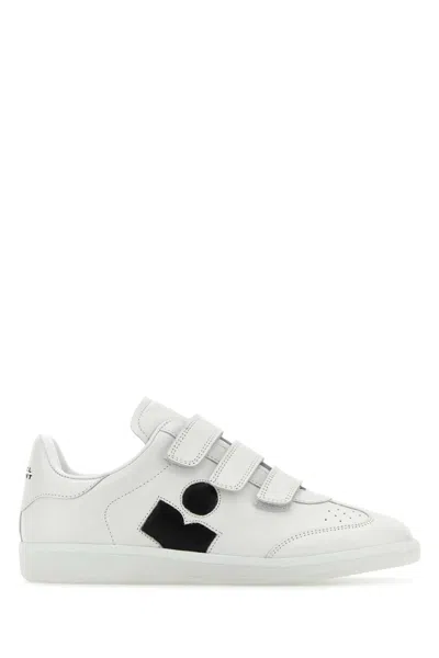 Isabel Marant Étoile Isabel Marant Etoile White Leather Logo Classic Sn Sneakers