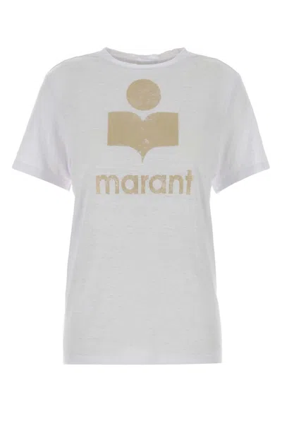 Isabel Marant Étoile Isabel Marant Etoile White Linen Zewel T Shirt
