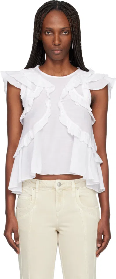 Isabel Marant Etoile Nalou Top In Light Pink