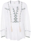 Isabel Marant Étoile Silekia Cotton Blouse In White