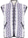 Isabel Marant Étoile Marant Etoile Printed Reversible Vest In White