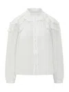 Isabel Marant Étoile White Regular Solid Shirt