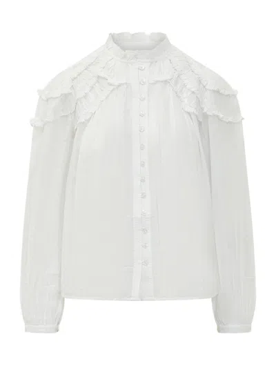 Isabel Marant Étoile White Regular Solid Shirt