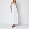 Isabel Marant Étoile Vasma Cotton Voile Dress Maxi Backless In White