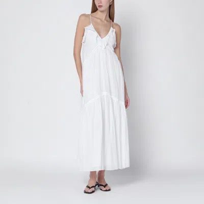 ISABEL MARANT ÉTOILE ISABEL MARANT ÉTOILE WHITE VASMA COTTON-VOILE DRESS WOMEN