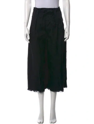 Pre-owned Isabel Marant Étoile Wide Leg Pants In Black