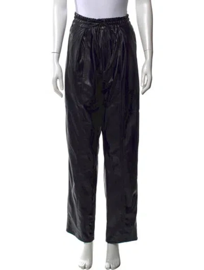 Pre-owned Isabel Marant Étoile Wide Leg Pants In Black