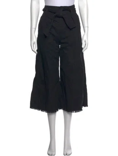 Pre-owned Isabel Marant Étoile Wide Leg Pants In Black