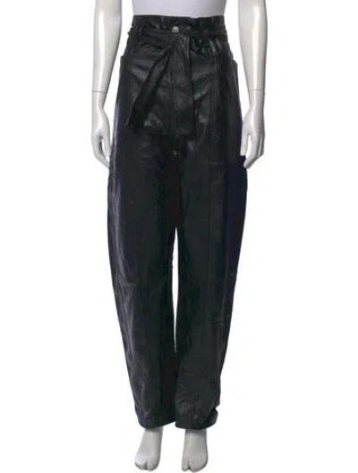 Pre-owned Isabel Marant Étoile Wide Leg Pants In Black