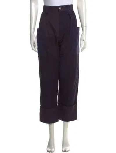 Pre-owned Isabel Marant Étoile Wide Leg Pants In Blue