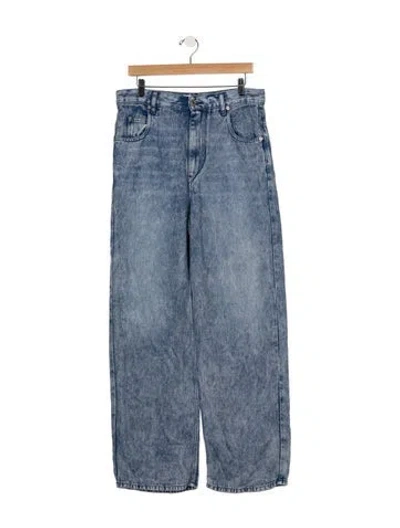 Pre-owned Isabel Marant Étoile Wide Leg Pants In Blue