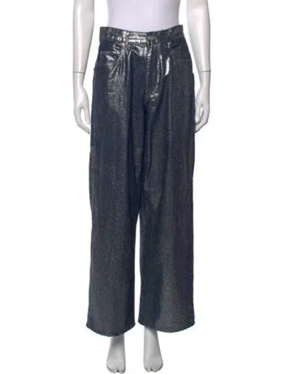 Pre-owned Isabel Marant Étoile Wide Leg Pants In Grey