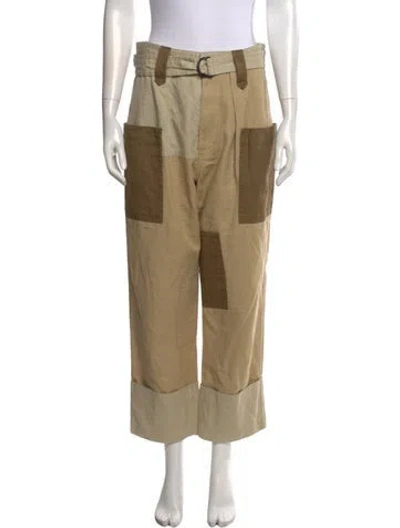 Pre-owned Isabel Marant Étoile Wide Leg Pants In Neutrals