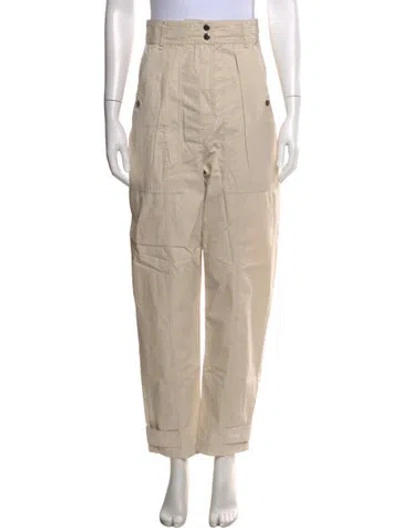 Pre-owned Isabel Marant Étoile Wide Leg Pants In Neutrals