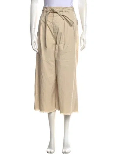 Pre-owned Isabel Marant Étoile Wide Leg Pants In Neutrals