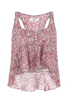 Isabel Marant Étoile Isabel Marant Etoile Woman Printed Crepe Slimea Top In Multicolor
