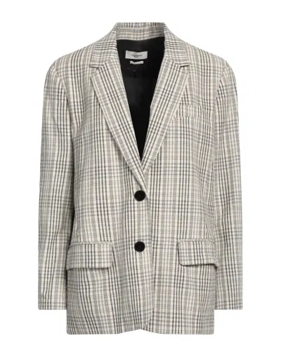 Isabel Marant Étoile Woman Suit Jacket Ivory Size 6 Cotton, Polyamide In White