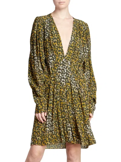 Isabel Marant Étoile Marant Étoile Woman Mini Dress Mustard Size 2 Viscose In Yellow