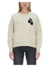 Isabel Marant Étoile Isabel Marant Etoile Marisans Sweater With Logo Intarsia In Grey