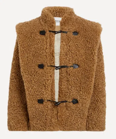 Isabel Marant Étoile Isabel Marant Etoile Women's Avalia Curly Faux-fur Coat