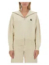 Isabel Marant Étoile Isabel Marant Etoile Melange Ivory Stretch Cotton Blend Kelaya Sweater In Beige