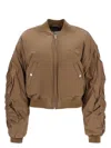 Isabel Marant Étoile Isabel Marant Etoile Bessime Cotton Blend Bomber Jacket In Kaki