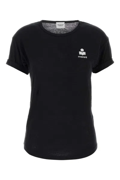 Isabel Marant Étoile Isabel Marant Etoile Women Black Linen Koldia T-shirt