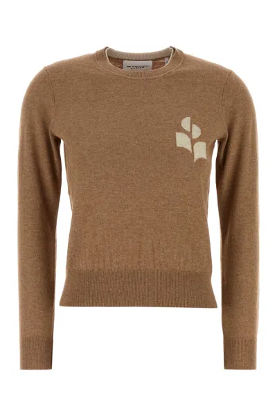 Isabel Marant Étoile Isabel Marant Etoile Women Camel Cotton Blend Lanta Sweater In Neutral