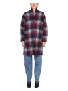 Isabel Marant Étoile Checked Long-sleeve Coat In Multicolour