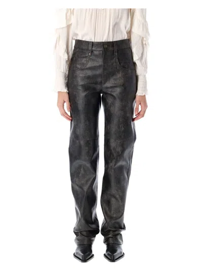 ISABEL MARANT ÉTOILE WOMEN'S CORALEA FAUX LEATHER PANTS