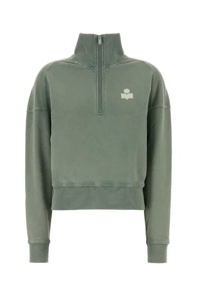 Isabel Marant Étoile Isabel Marant Etoile Women's Cotton-blend Ross Sweatshirt In Green