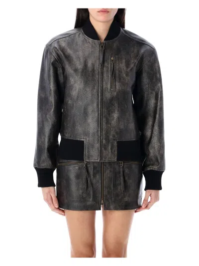 ISABEL MARANT ÉTOILE WOMEN'S CRISLEY LEATHER BOMEBR