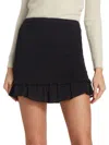 Isabel Marant Étoile Doreal Cotton Miniskirt In Black