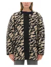Isabel Marant Étoile Fernalia Cropped Coat In Multi