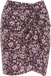 Isabel Marant Étoile Angelica Viscose Mini Skirt In Mixed Colours