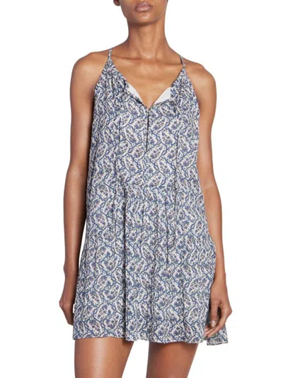 Isabel Marant Étoile Women's Kayne Paisley-print Swing Dress In Sand