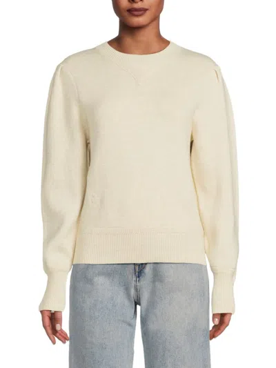 Isabel Marant Étoile Women's Kelaya Wool Blend Crewneck Sweater In Beige