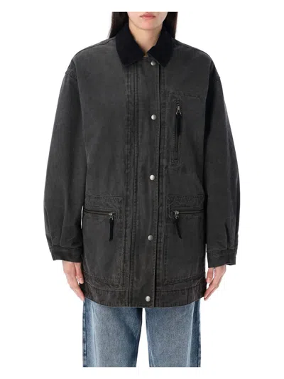 ISABEL MARANT ÉTOILE WOMEN'S KIMELIA COATED COTTON JACKET