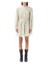 Isabel Marant Étoile Leozi Striped Mini Dress In Multi