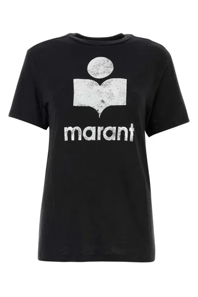 Isabel Marant Étoile Isabel Marant Etoile Women's Linen T-shirt In Black